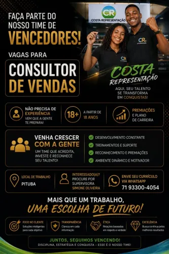 CONSULTOR (A) DE VENDAS