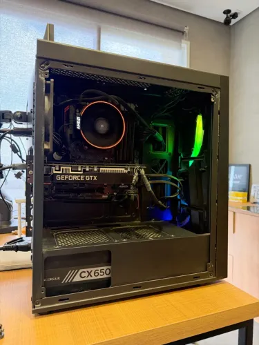 PC GAMER COMPLETO RYZEN 7 + GTX 1660 6GB GALAX + 32GB RAM + MONITOR DELL 23