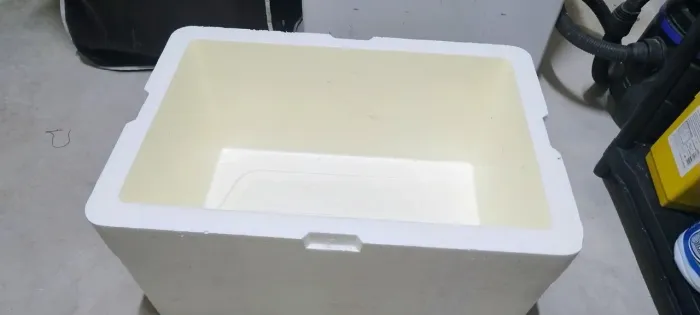Caixa térmica de isopor 50 litros