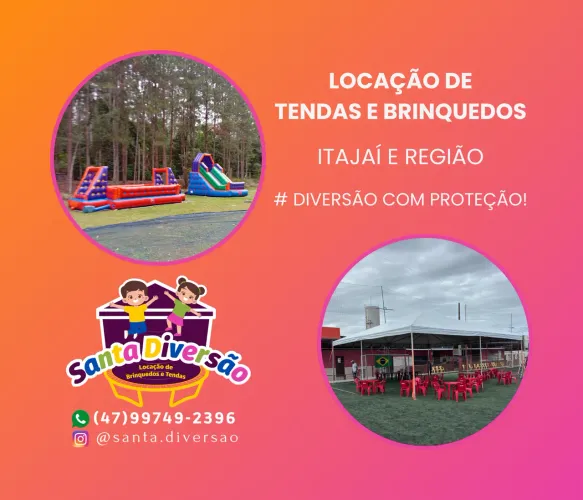 LOCAÇÃO DE TENDAS PROFISSIONAIS ITAJAÍ E REGIÃO