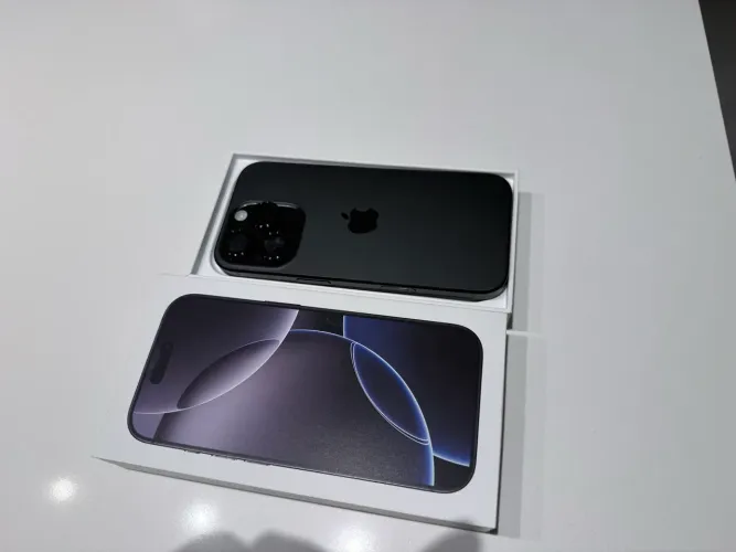 iPhone 16 Pro, black titanium,128gb