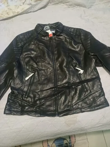 Jaqueta de couro feminino