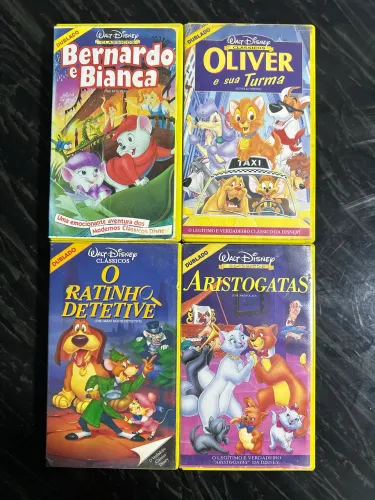 Coleção em VHS Disney