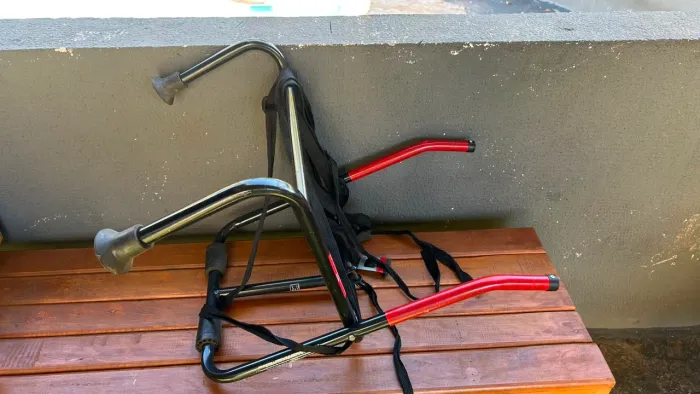 Suporte para carregar a bicicleta no carro