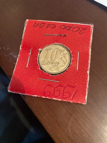 Moeda de 10 centavos de 1999