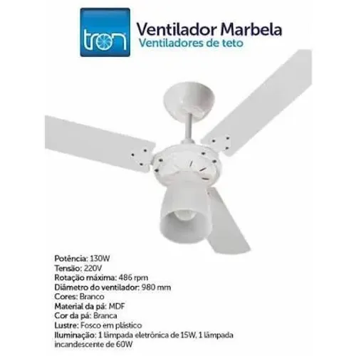 Ventilador de teto 220v