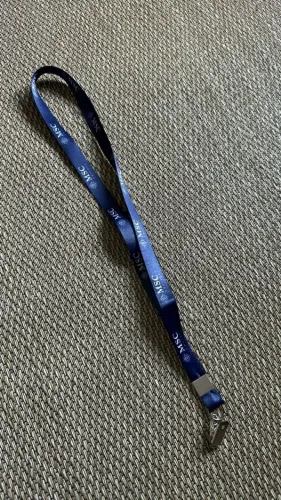 cordão para crachá cruzeiro msc cruzeiros (02 unidades)