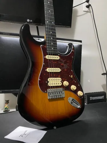 Guitarra Tagima Tg540 Sunburst Stratocaster Orient. Destro