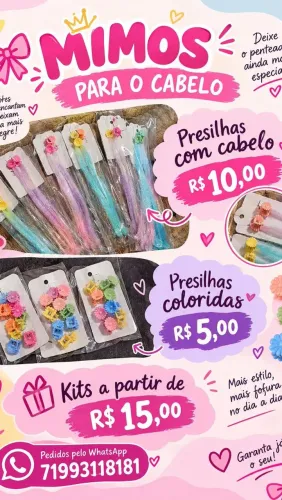 Mimos para cabelos