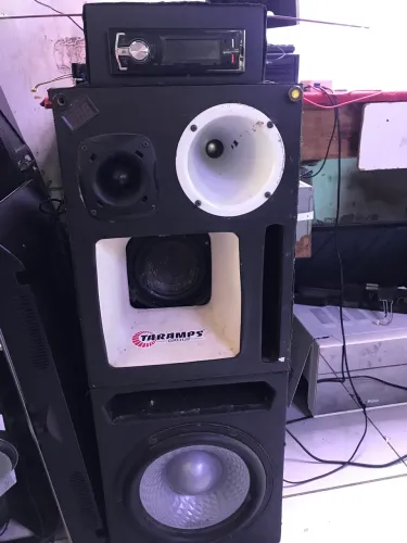 Som montada toca cd módulo