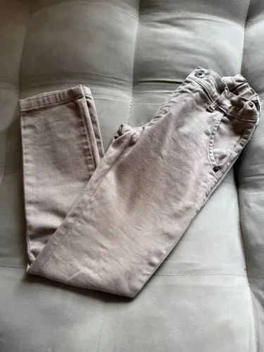 Calça sarja pullga TAM 8 bege masculina