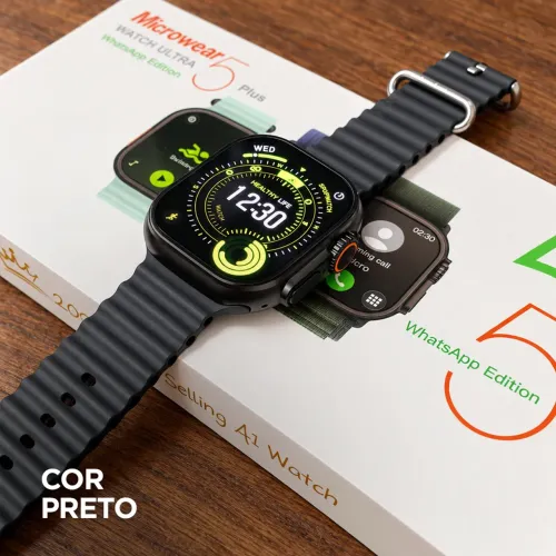 Smartwatch MicrowearU5x Preto 
