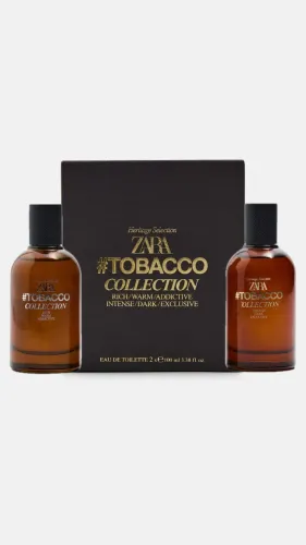 Perfume Zara TOBACCO INTENSE DARK EXCLUSIVE + RICH WARM ADDICTIVE EDT 2 X 100ML