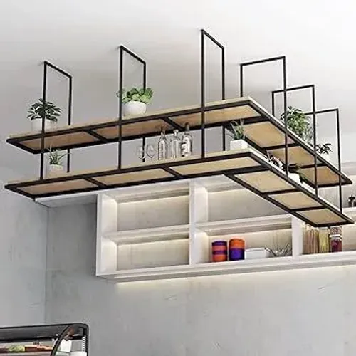 Móveis estilo industrial em Metalon e madeira.