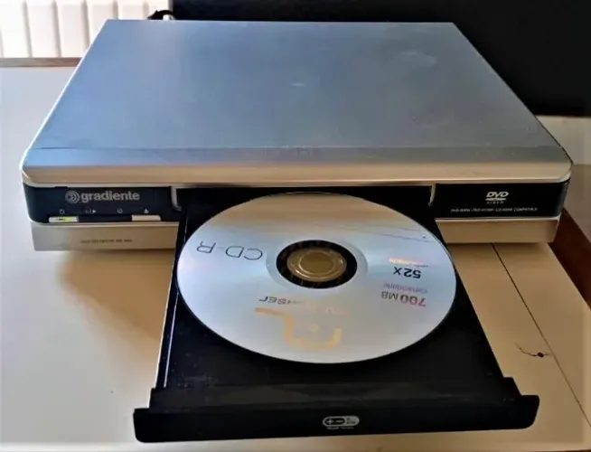 só hj r$ 270 - dvdr gravador gradiente mod. dr 850 raridade - muito novo - troco por som