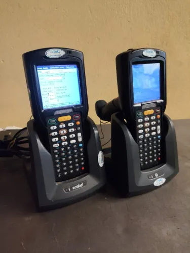 Kit 2 Coletores de Dados Zebra Motorola MC 3190 Windows