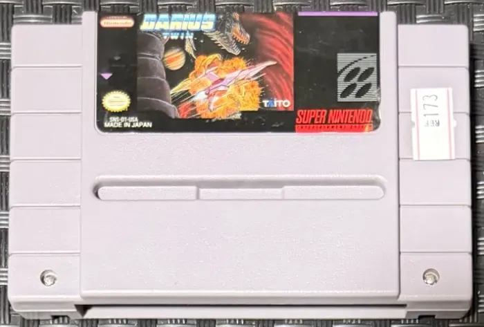 Darius Twin Original SNES Super Nintendo