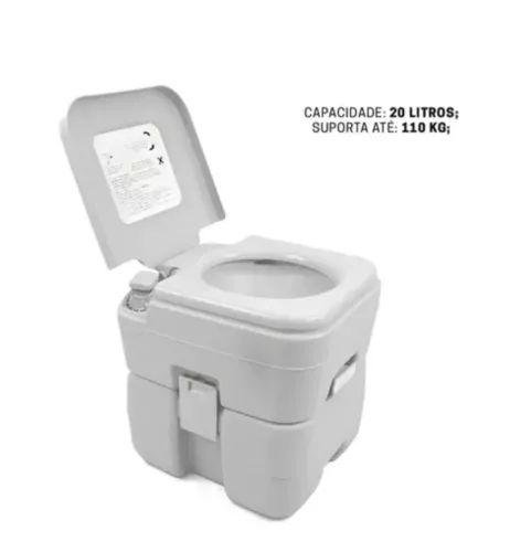 VASO SANITÁRIO PORTÁTIL BANHEIRO QUÍMICO 20l CAMPING