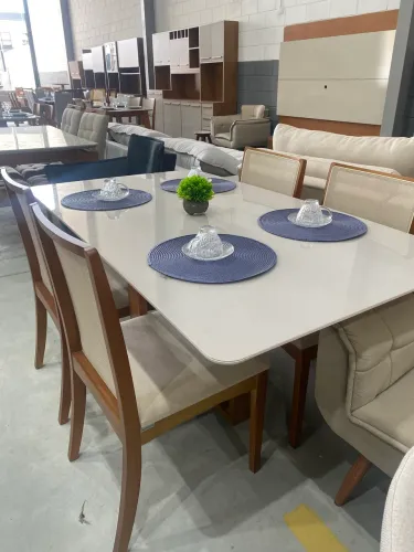 Conjunto Jantar Madeira Maciça EMBALADO