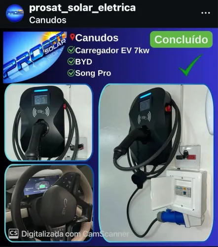 Carregador carro elétrico
