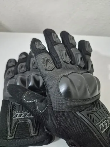 Luvas de motociclismo X11 Blackout (tamanho M)