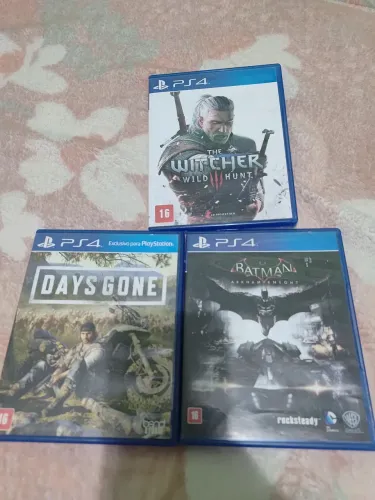 Jogos PS4 impecáveis