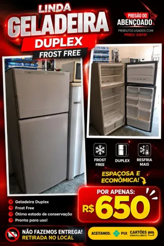 Geladeira Brastemp funcionando perfeitamente