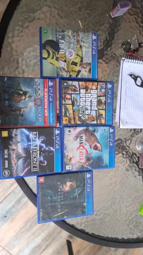 6 jogos ps4 por 500