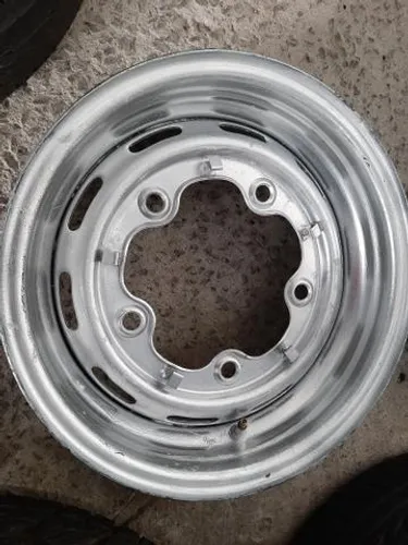 Roda de Ferro aro 15 VW fusca tala 6 Prata original 5X205 
