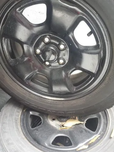Roda de Ferro aro 15 estampado Preta Subaru Forester 5X100 original