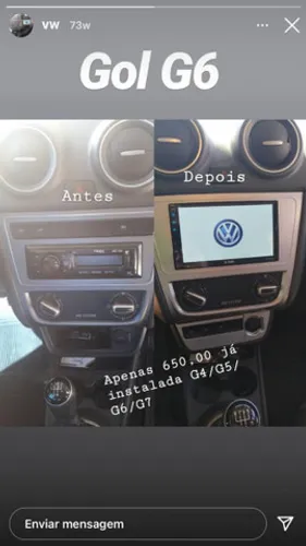Central multimídia Volkswagen gol , Voyage , Saveiro G4, G5, G6, g7,g8