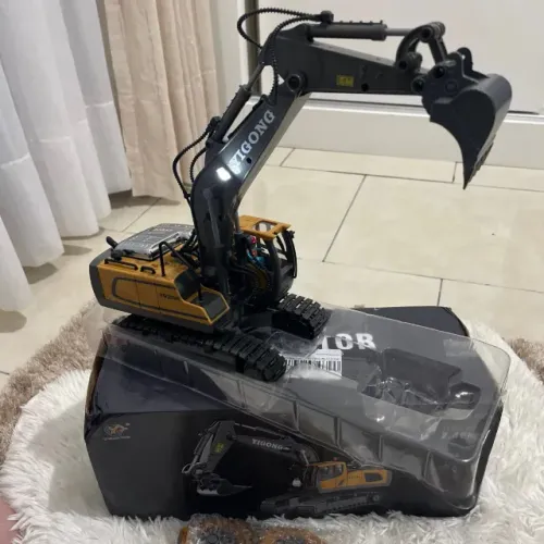 Escavadeira Controle Remoto 11 Canais Bateria Recarregável