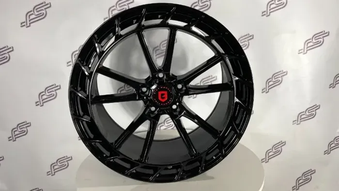  Rodas Gisa Wheels YA5641 P/ 911/992 Preta 5x130 - 20x8,5 e 21x11,5