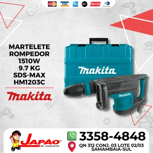 Martelete Rompedor 1510W Sds-Max HM1203C Makita