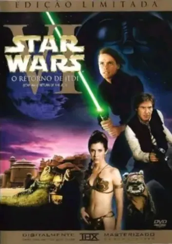 STAR WARS EPISÓDIO 6 O RETORNO DE JEDI DVD ORIGINAL DUPLO