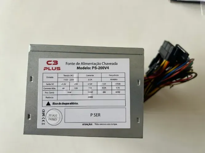 Fonte para Computador 200W - C3tech PS-200V4.
