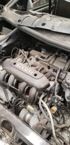 Motor parcial Renault Twingo 2001 1.0 com nota