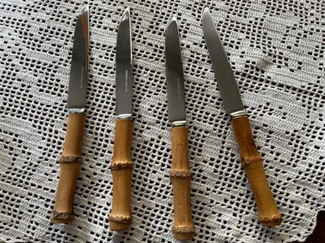 Conjunto de 4 facas japonesas antigas