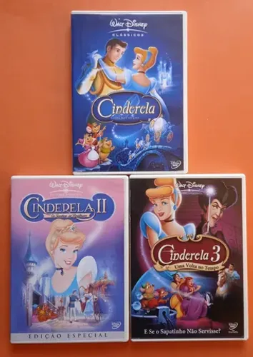 Dvd Cinderela 1 2 e 3