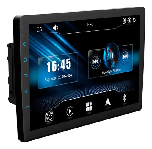 Central Multimídia 9 Carplay Android Auto Espelhamento