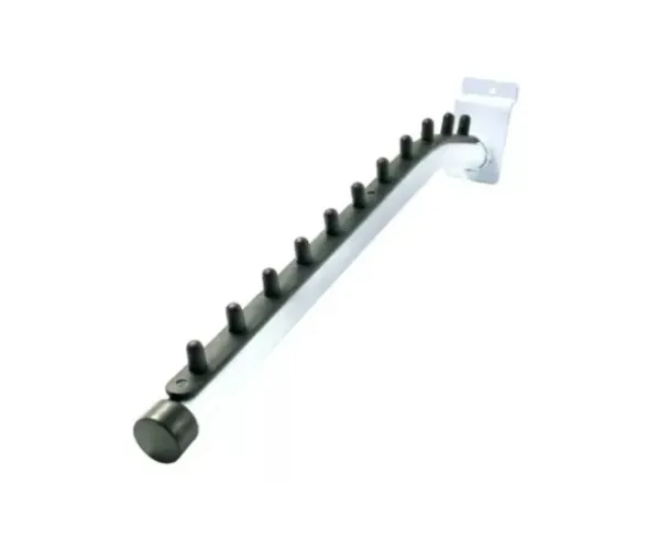 Cabideiro Arara Rt Inclinado Painel Canaletado 40 cm Kit C/5 