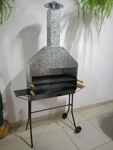 Churrasqueira para ESPETINHO 80cm x 2 MT com 2 Grelhas