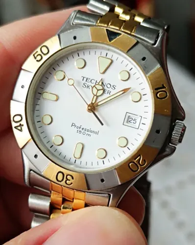 Relógio Technos Skydiver quartz ano 1993