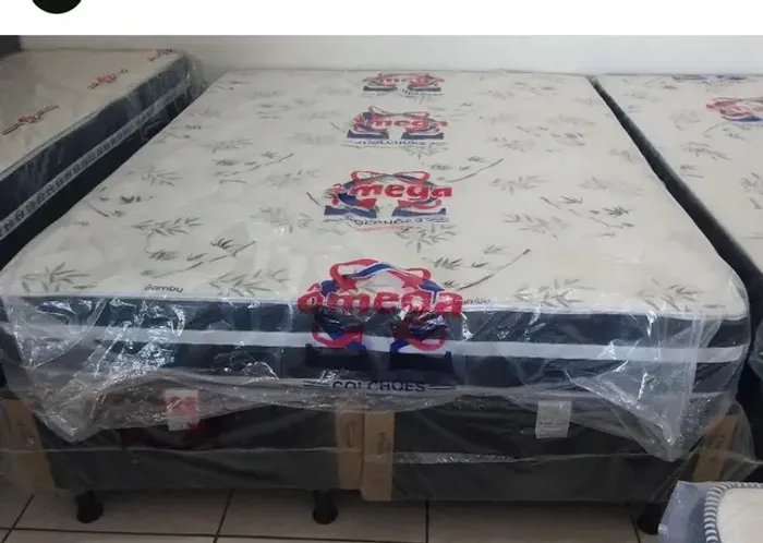 CAMA QUEEN NOVA ESPUMA MACIÇA  SELADA 