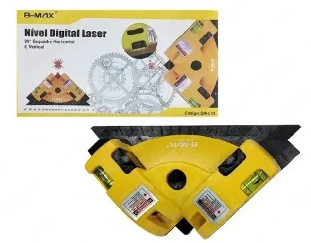 Nível Laser 90 Graus Horizontal E Vertical