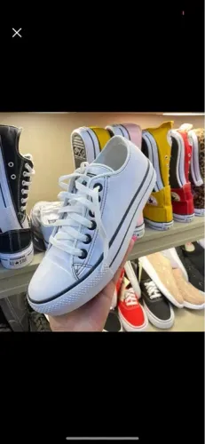 all star couro branco