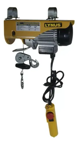 Talha Elétrica Guincho De Coluna Lynus 100kg A 200kg 220v Mgc-100