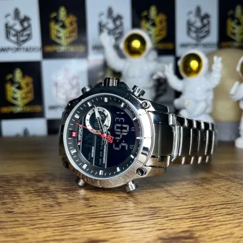 Relógio Naviforce 9163 Prata