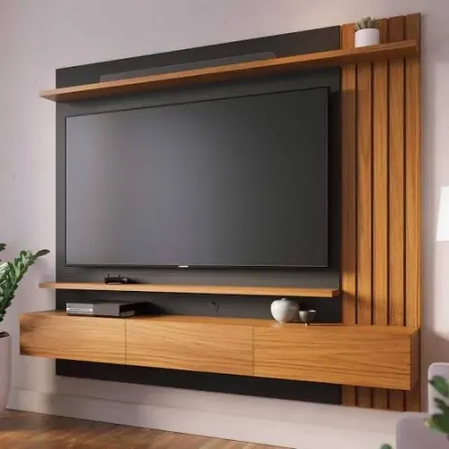 Painel Para Tv até 65 Polegadas Preto
