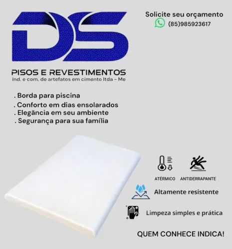 Borda para piscina atérmica 